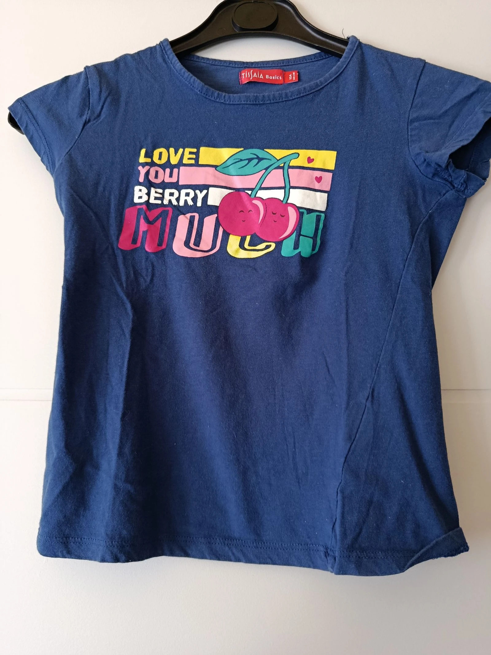Tee-shirt marque tissaia basics taille 10 ans 